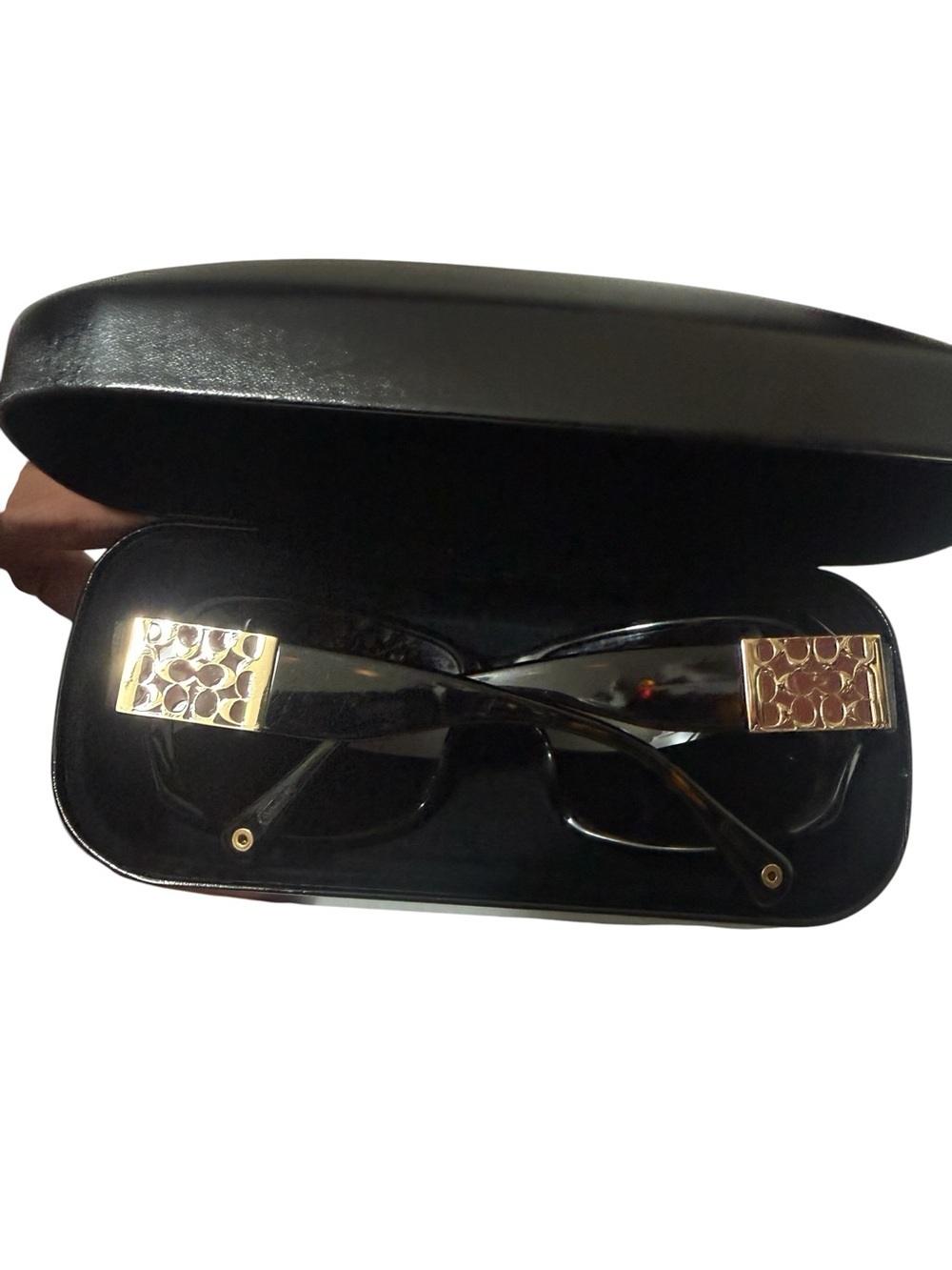 Coach Nina S494Tortoise Sunglasses featuring a dark brown tortoiseshell frame - Picture 2 of 16